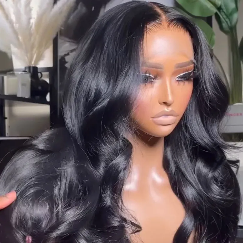 IBH Glueless HD Lace Loose Wave Closure Wigs 100% human unprocessed virgin hair