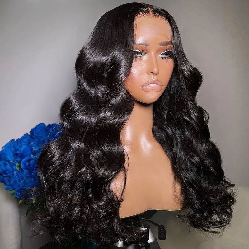 IBH Glueless HD Lace Loose Wave Closure Wigs 100% human unprocessed virgin hair