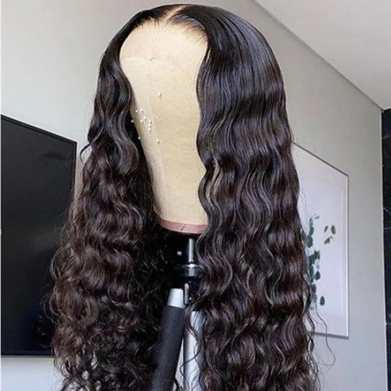 IBH Pre-plucked Undetectable HD Lace Glueless Deep wave Closure Wigs 250% Density