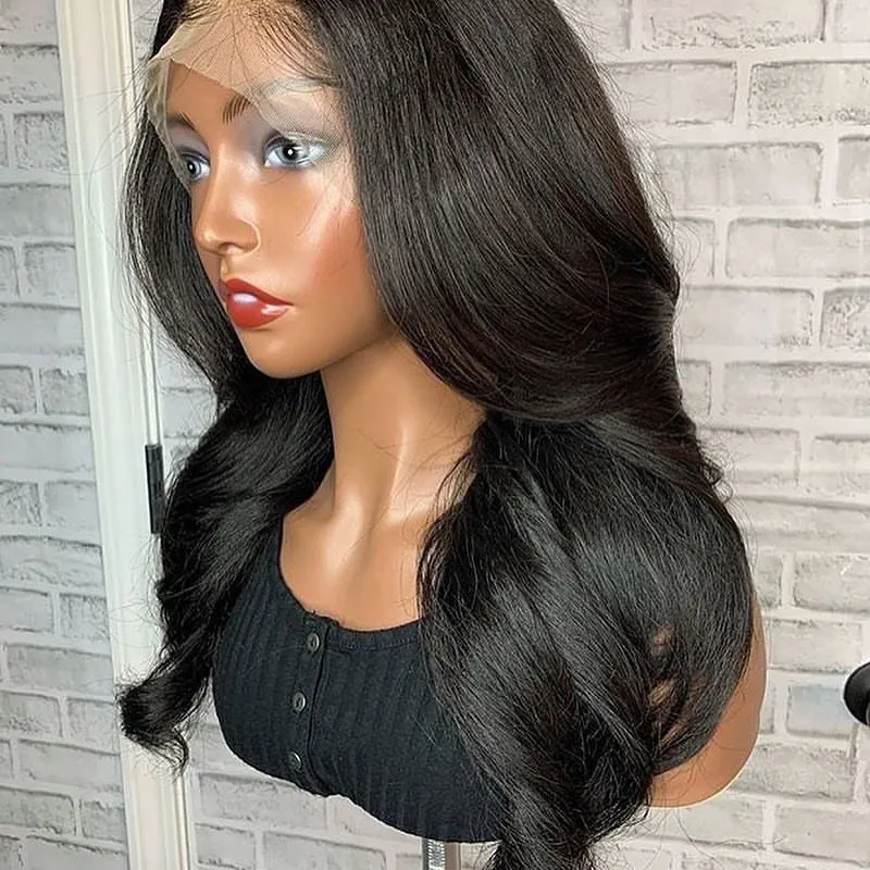 IBH Lace Wigs 250% Density Wear & Go Body wave Human Hair Lace Frontal Wigs