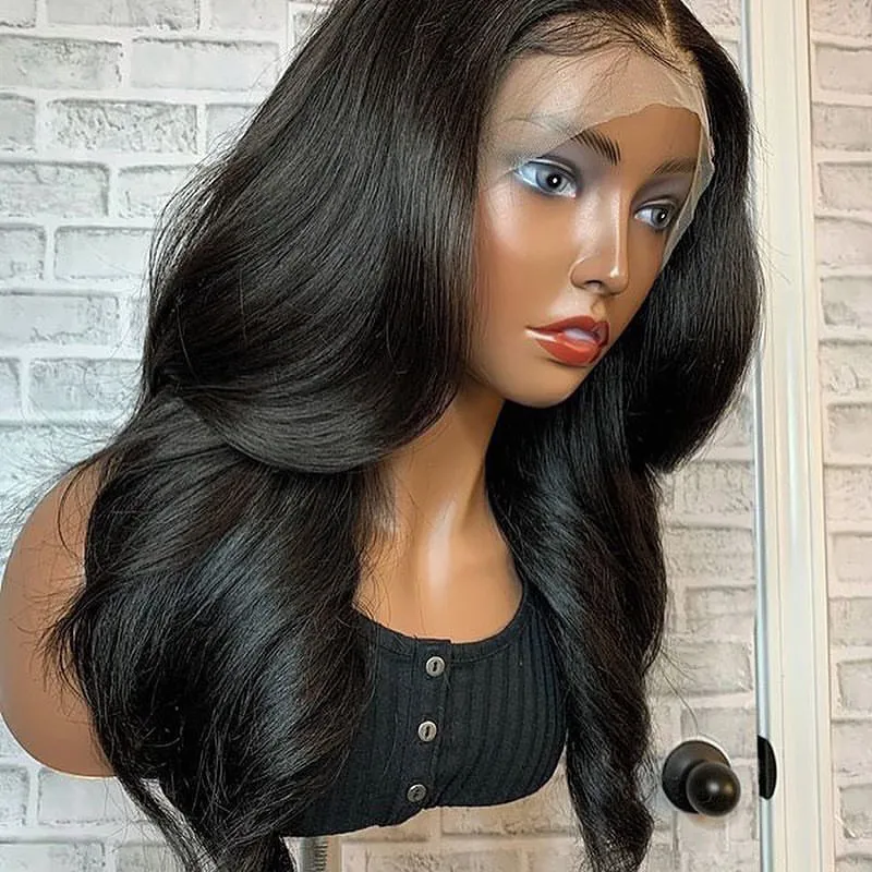 IBH Lace Wigs 250% Density Wear & Go Body wave Human Hair Lace Frontal Wigs