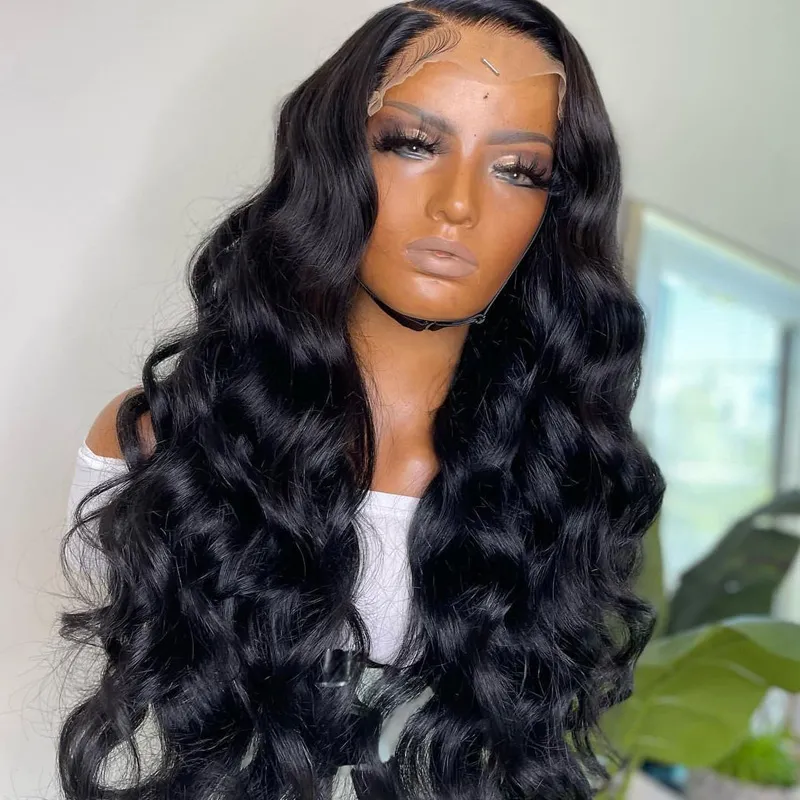 IBH Glueless HD Lace Loose Wave Frontal Wigs 100% human unprocessed virgin hair