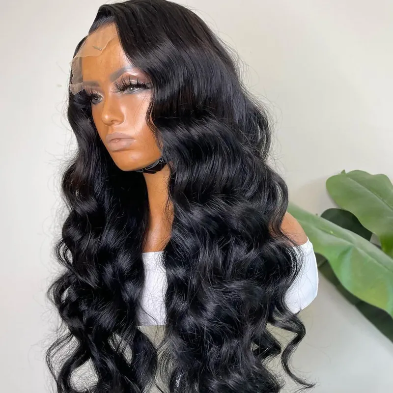 IBH Glueless HD Lace Loose Wave Frontal Wigs 100% human unprocessed virgin hair