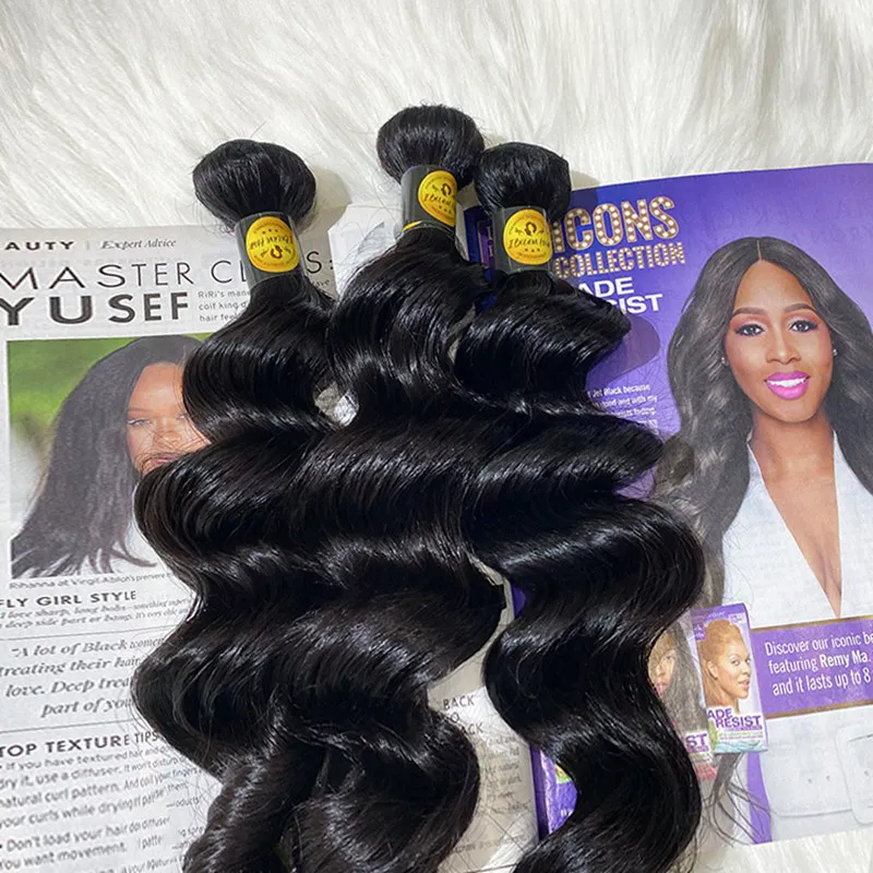 IBH Brazilian hair best hair vendors 2021 has wholesale virgin hair factory-Loose wave