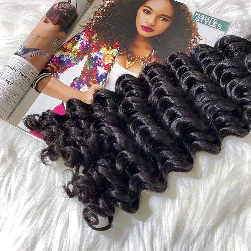 IBH Brazilian hair top quality hair vendors offer to hair salon with perfect hair design-Deep wave