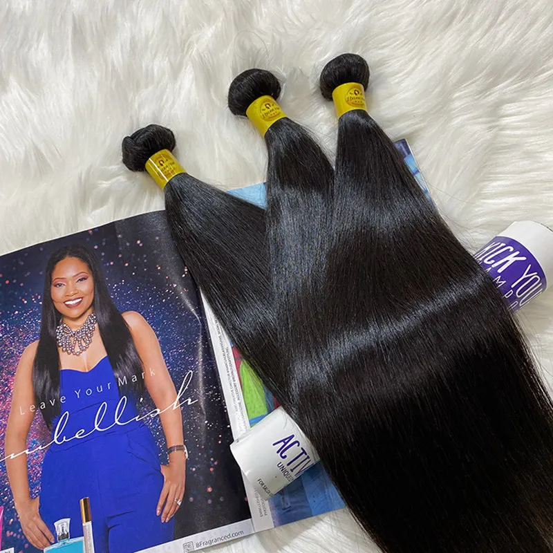 IBH Malaysian hair straight bundles is best straight hair bundles offer to hair straightening store- straight