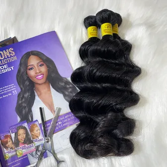 IBH Malaysian hair is best raw malaysian hair vendors offer to black hair salons  - loose wave