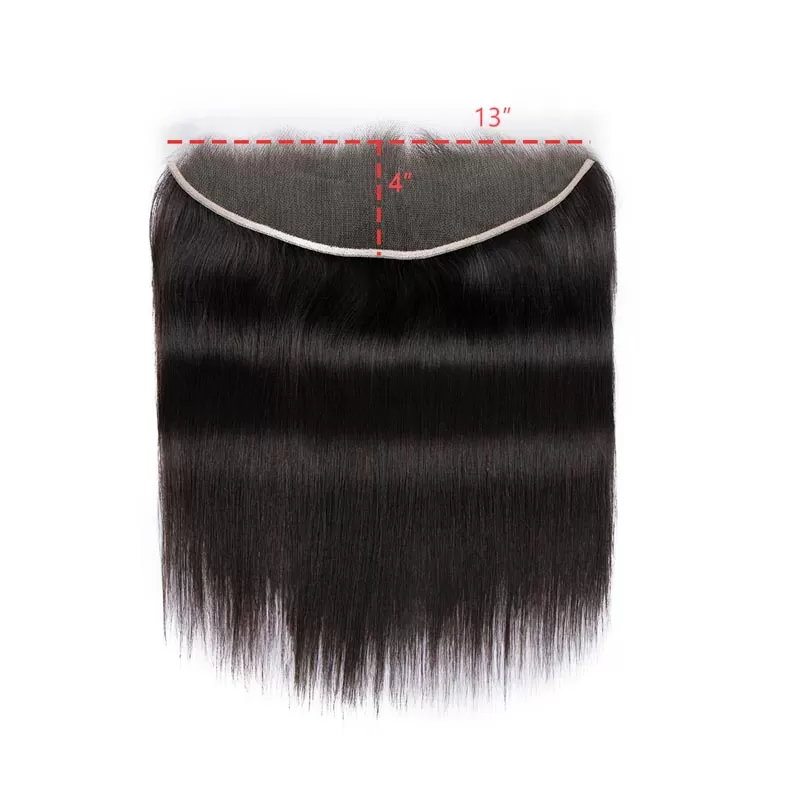 IBH Brazilian Straight Hair 13x4 HD Lace frontal Free Part Unprocessed Human Hair